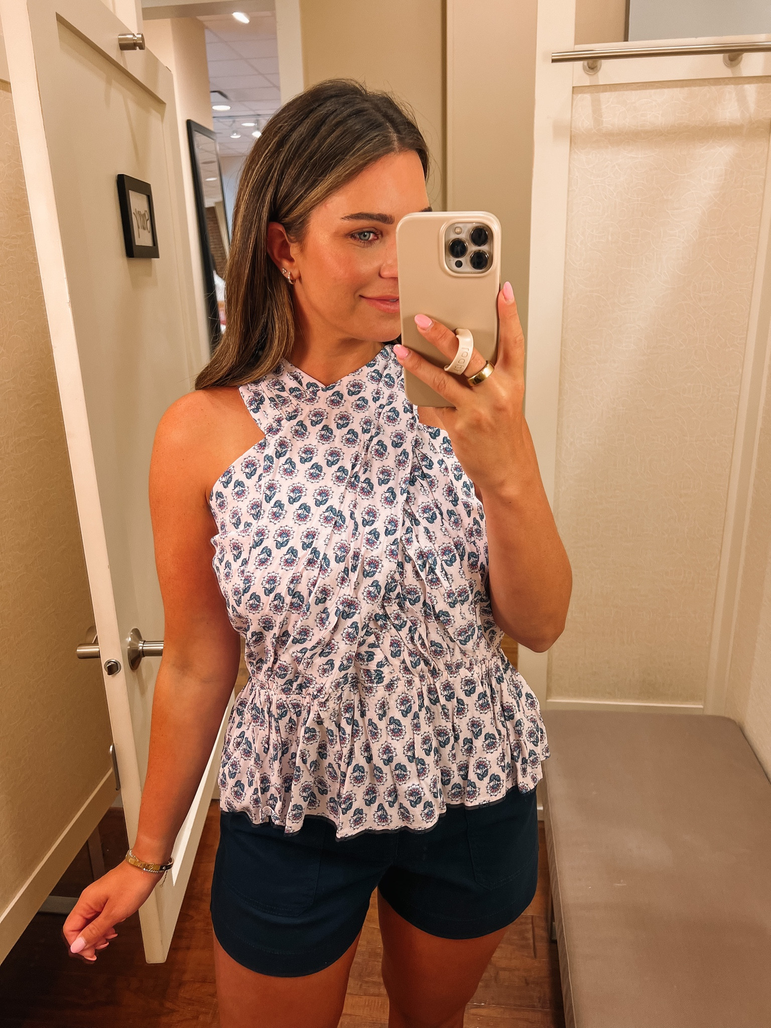 Lovee this high neck top and shorts! 50% off at LOFT with code CYBER 

#LTKstyletip #LTKunder100 #LTKsalealert