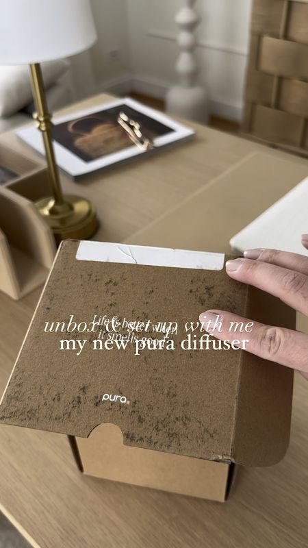 Unbox and set up with me my new Pura diffuser! You can get a FREE Pura diffuser when you subscribe to two fragrances for six months. No code needed. #purapartner @pura 

#LTKVideo #LTKHome #LTKGiftGuide