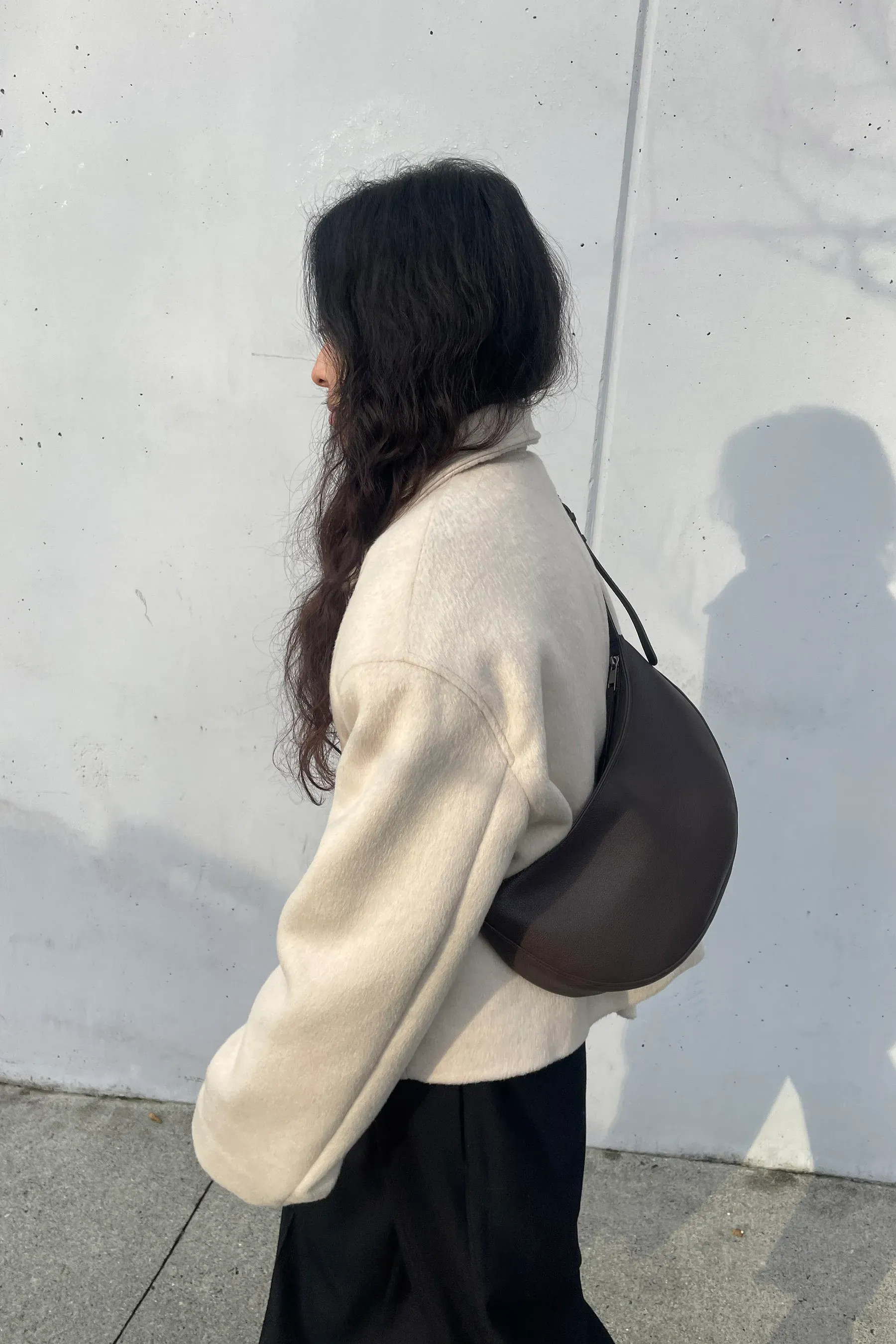 VEGAN LEATHER SLING BAG | OAK + FORT