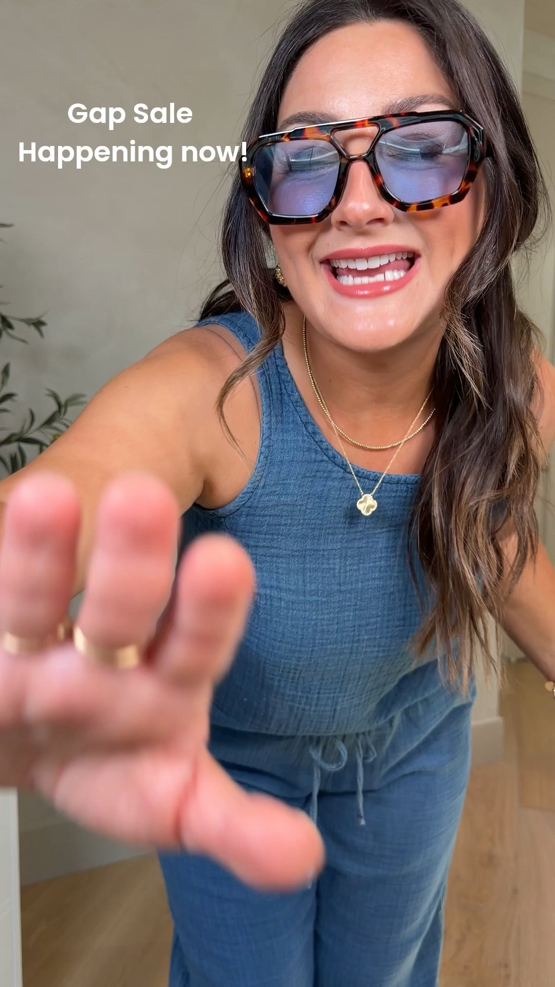 OOTD! Gap set on sale!! 
Cotton gauze tank and matching joggers! 
Sizing info: 
5’0” 140lbs 
Top size xs 
Pants size small petite 

#LTKSaleAlert #LTKPetite #LTKootd