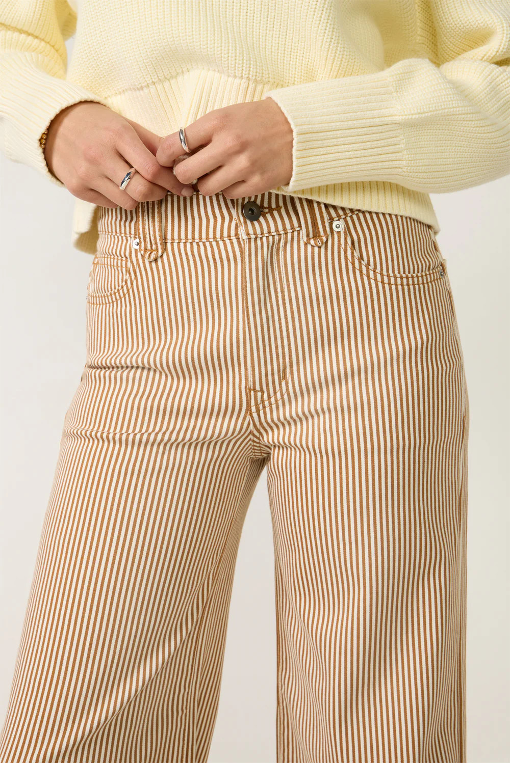 Joelle Stripe Wide Leg Pant | Evereve
