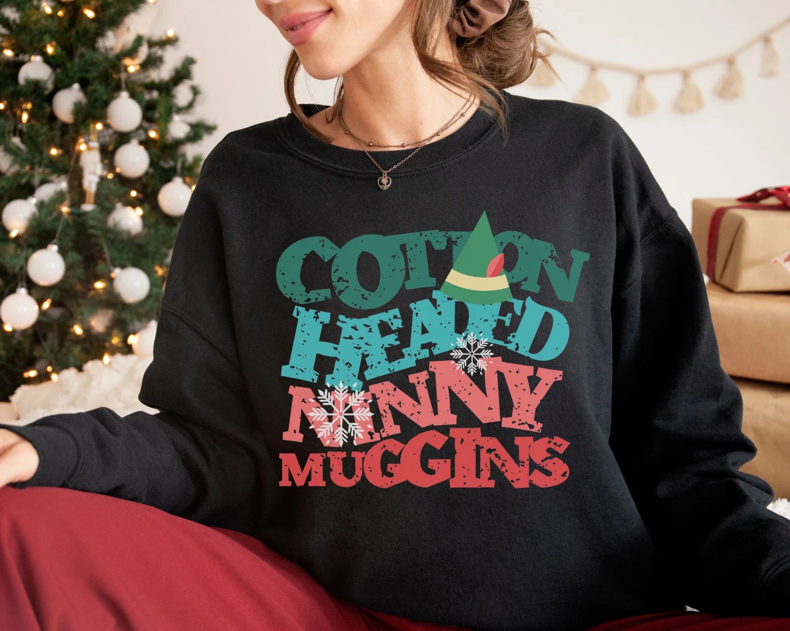 Cotton Headed Ninny Muggins, Elf Shirt, Buddy the Elf Shirt, Christmas Elf Movie Shirt, Vintage C... | Etsy (US)