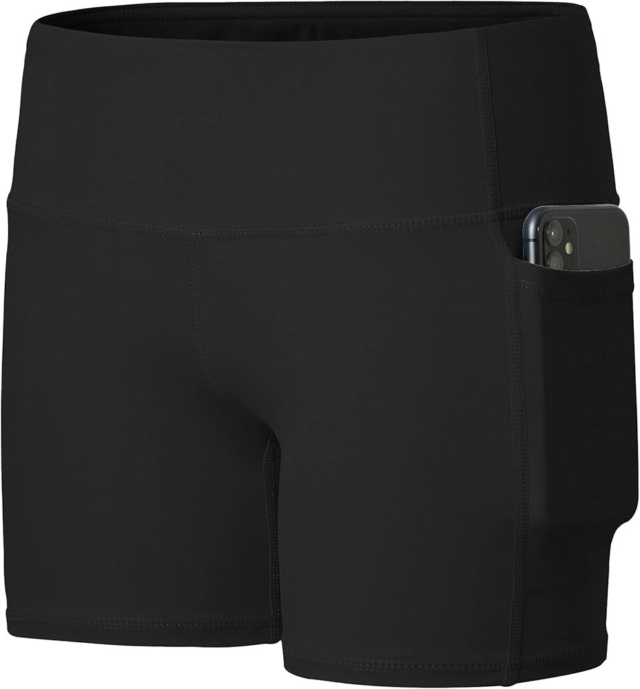 Willit Girls' 4" Volleyball Shorts Youth Spandex Dance Yoga Athletic Shorts Kids Running Biker Sh... | Amazon (US)