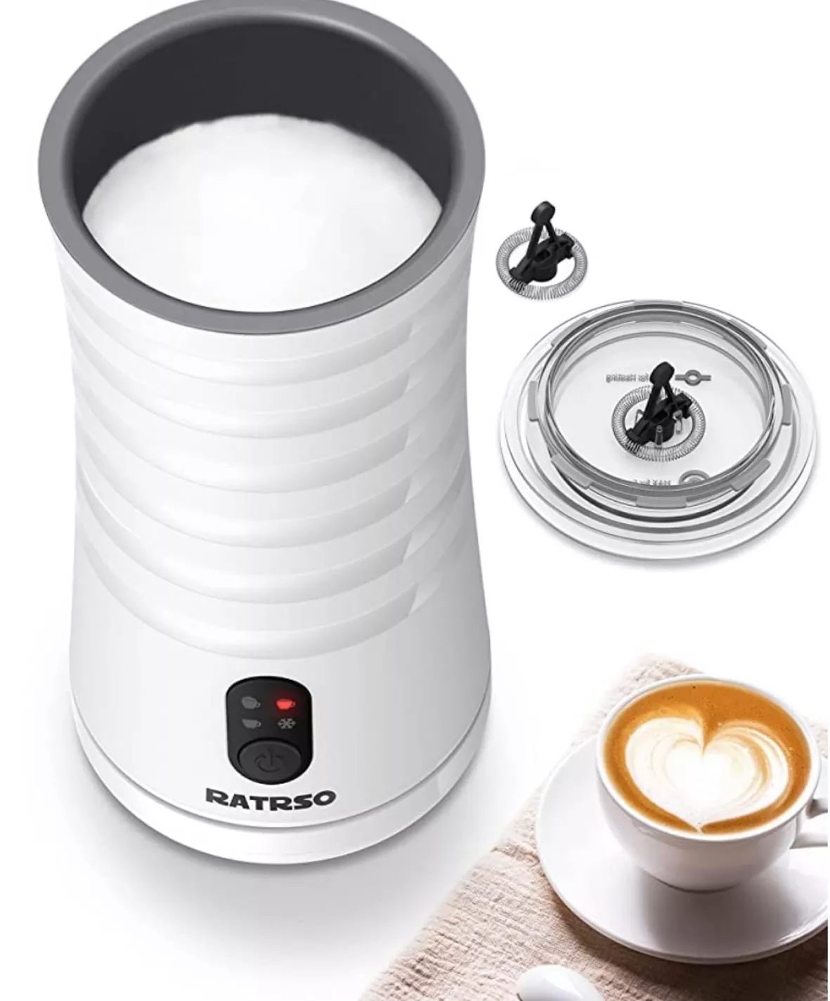 RATRSO Milk Frother, Electric Milk … curated on LTK