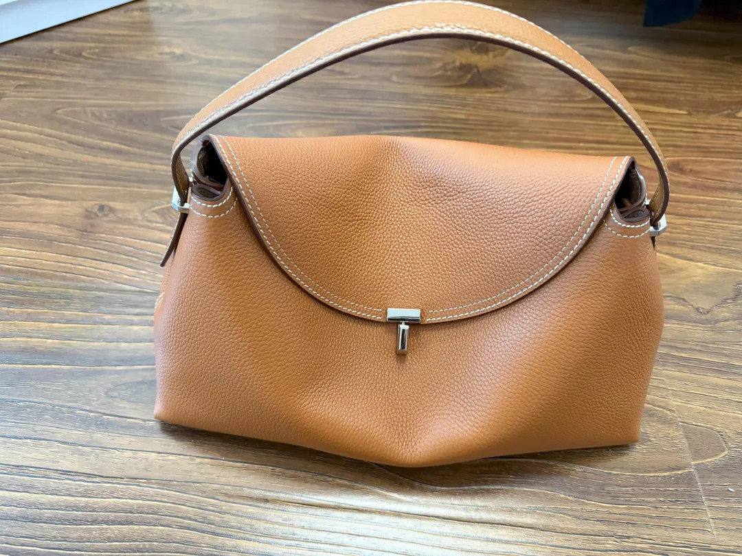 Grain Cowhide Bag, Medium and Small Leather Bag in Black, White, or Brown Color, Tote Handbag, Le... | Etsy (US)