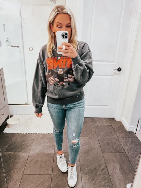I may not be an “influencer” (that is the most gag worthy term in my opinion) but I clearly have been influenced by a few IG personalities 😂 Abercrombie ripped jeans ✔️ Bing sweatshirt ✔️ Golden Goose sneakers ✔️ none of this is “budget friendly” but if you’re looking for some splurge worthy gift ideas here ya go 😉

#LTKSeasonal #LTKunder100 #LTKHoliday