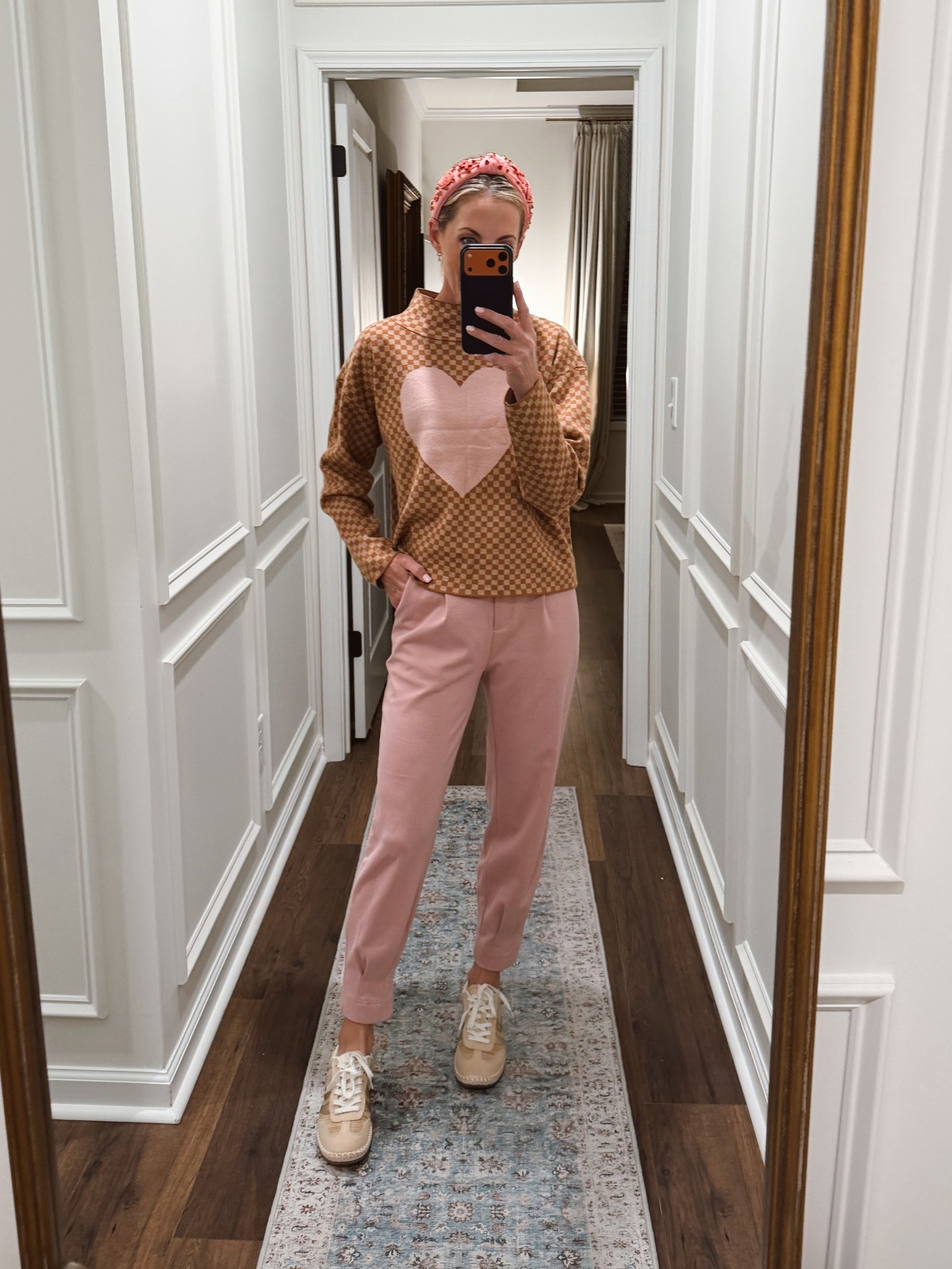 When a teacher at school buys the sweater that you love. You decide to twin on Tuesday we’re both wearing this sweater to school and I’m so excited. I paired it with these Amazon pants that are also on deal today less than $30 and my target sneakers. 

#LTKValentine #LTKgrwm #LTKootd