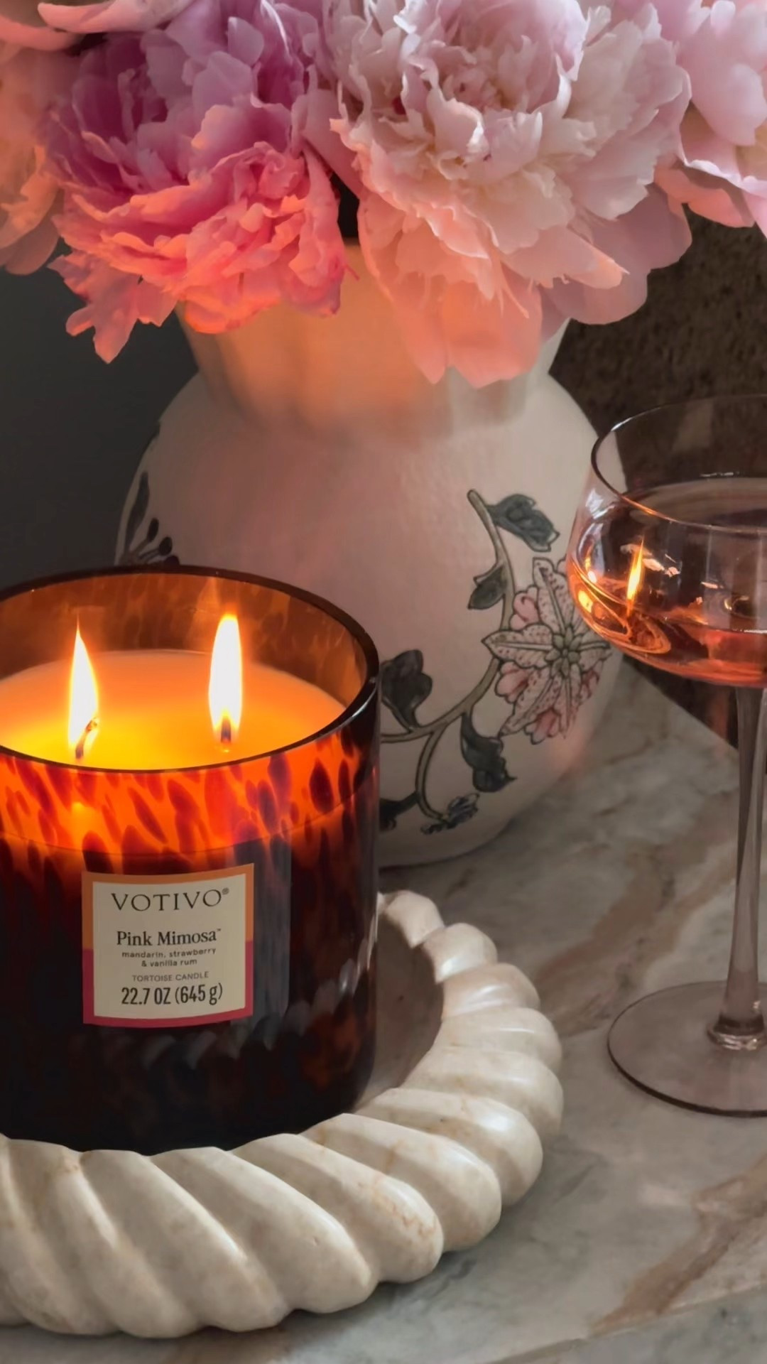 Every candle from the Tortoise Collection by @votivo is a statement piece with a memorable one-of-a-kind fragrance experience. 

This Pink Mimosa candle from @Votivo fills the room with bright floral + fruity notes, like a laughter and bubbly at your favorite brunch spot🍒🌸

#LTKStyleTip 

#LTKHome