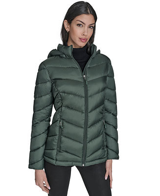 Women's Packable Hooded Puffer Coat | Macy's