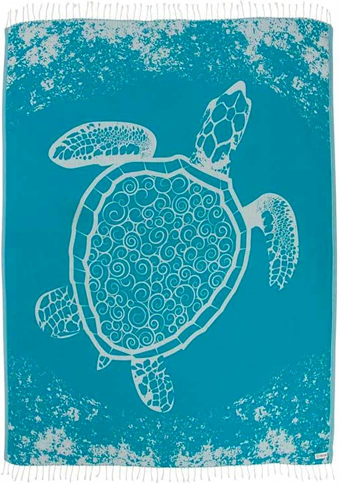 Sand Cloud Extra Large Turkish Beach Towel - Free 100% Organic Cotton Yarn Quick Dry for Beach, P... | Amazon (US)