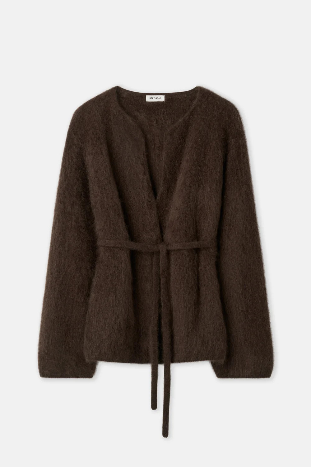 Brushed cardigan | Soft Goat