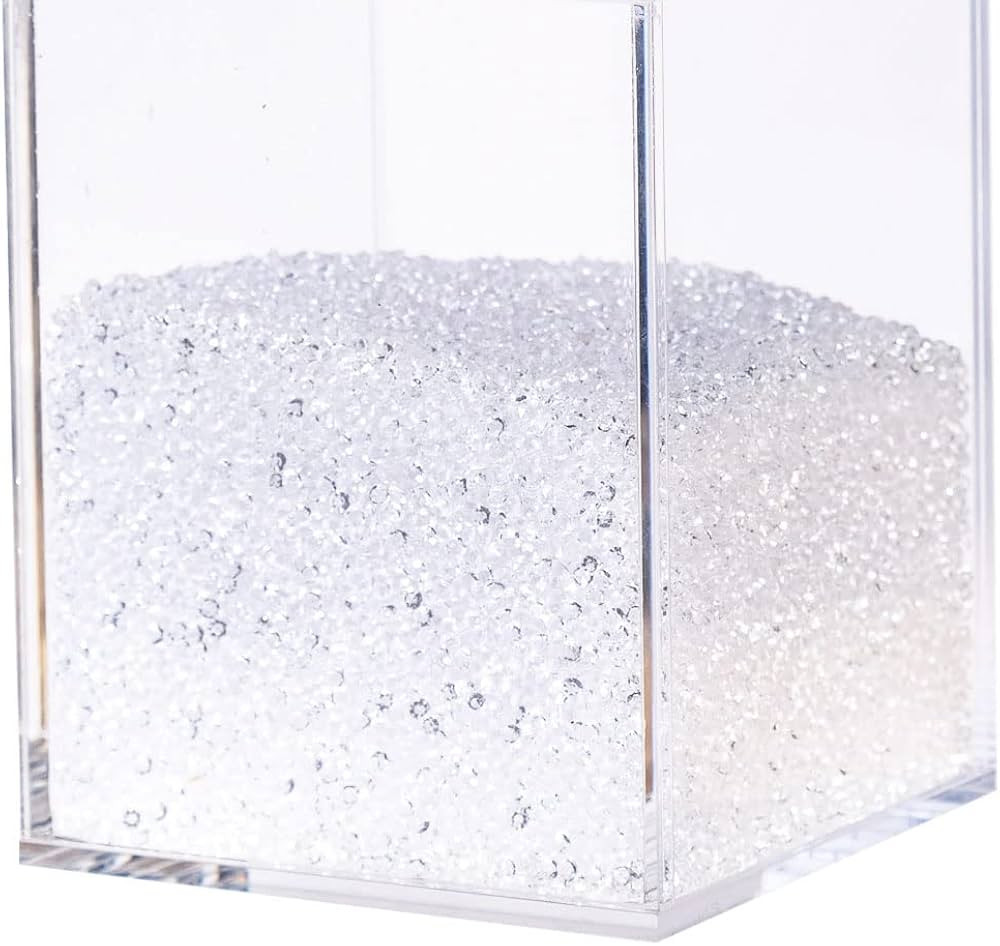AiFanS Acrylic Diamond Makeup Beads for Brush Holder,Makeup Filler Beads(Clear,4mm,2Pints) | Amazon (US)