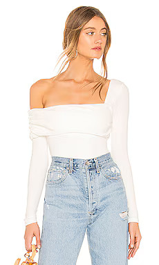Lovers and Friends Florence Bodysuit in White from Revolve.com | Revolve Clothing (Global)