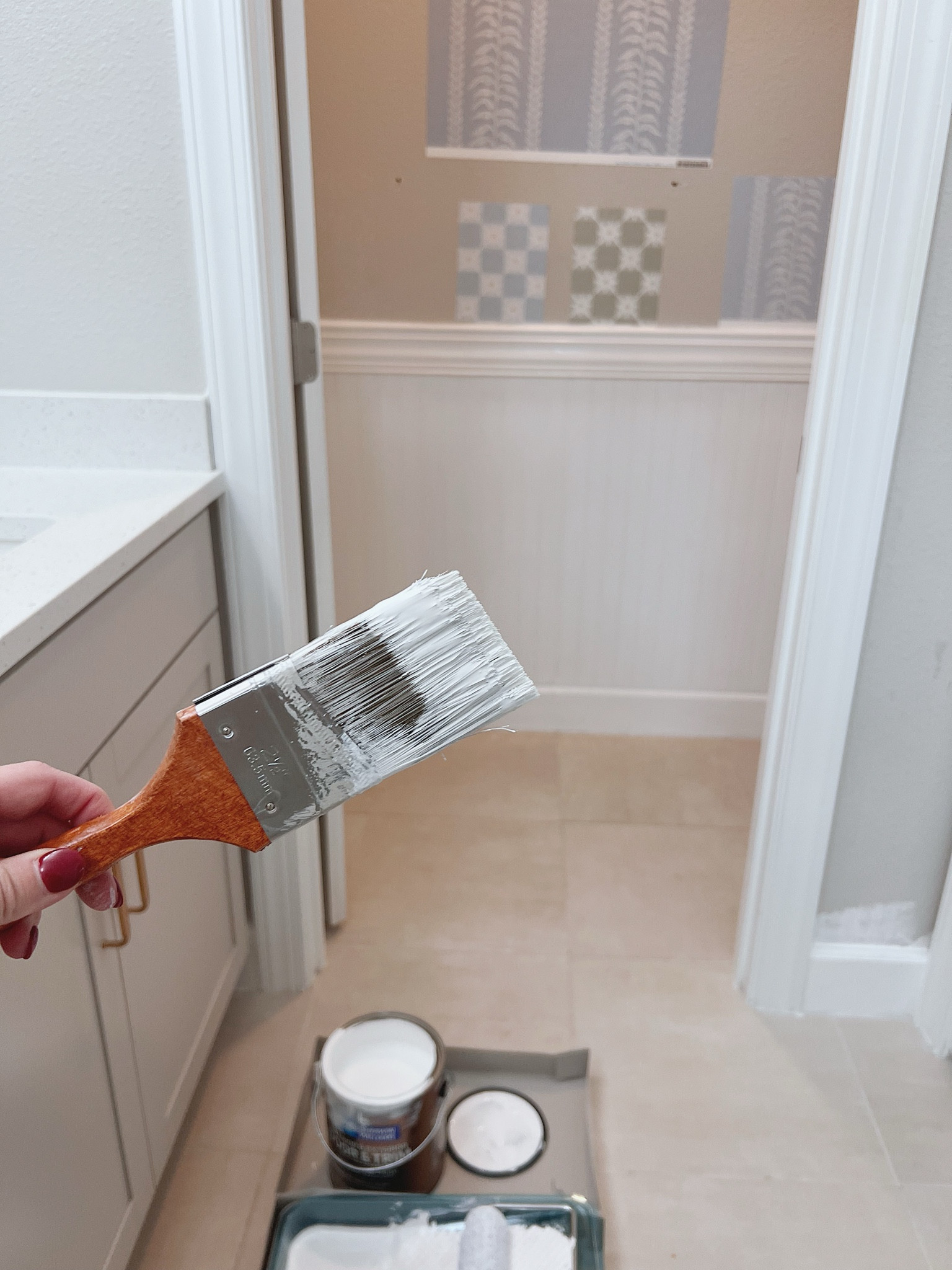 Tagging all the products used in my bathroom mini makeover 