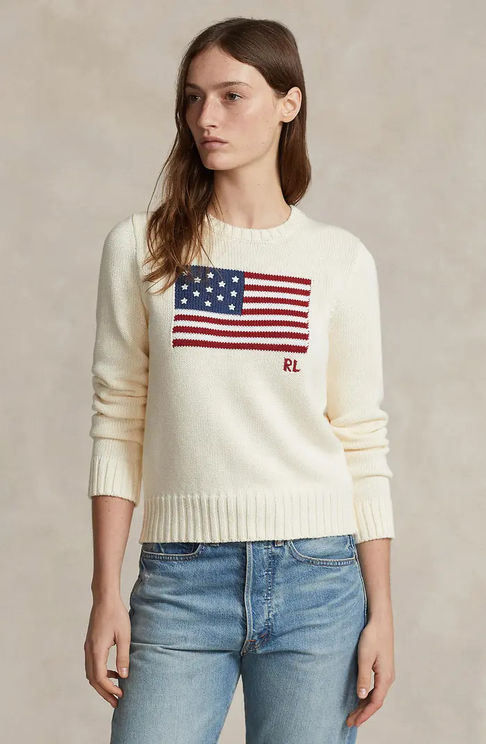 Flag Crewneck Sweater | Nordstrom