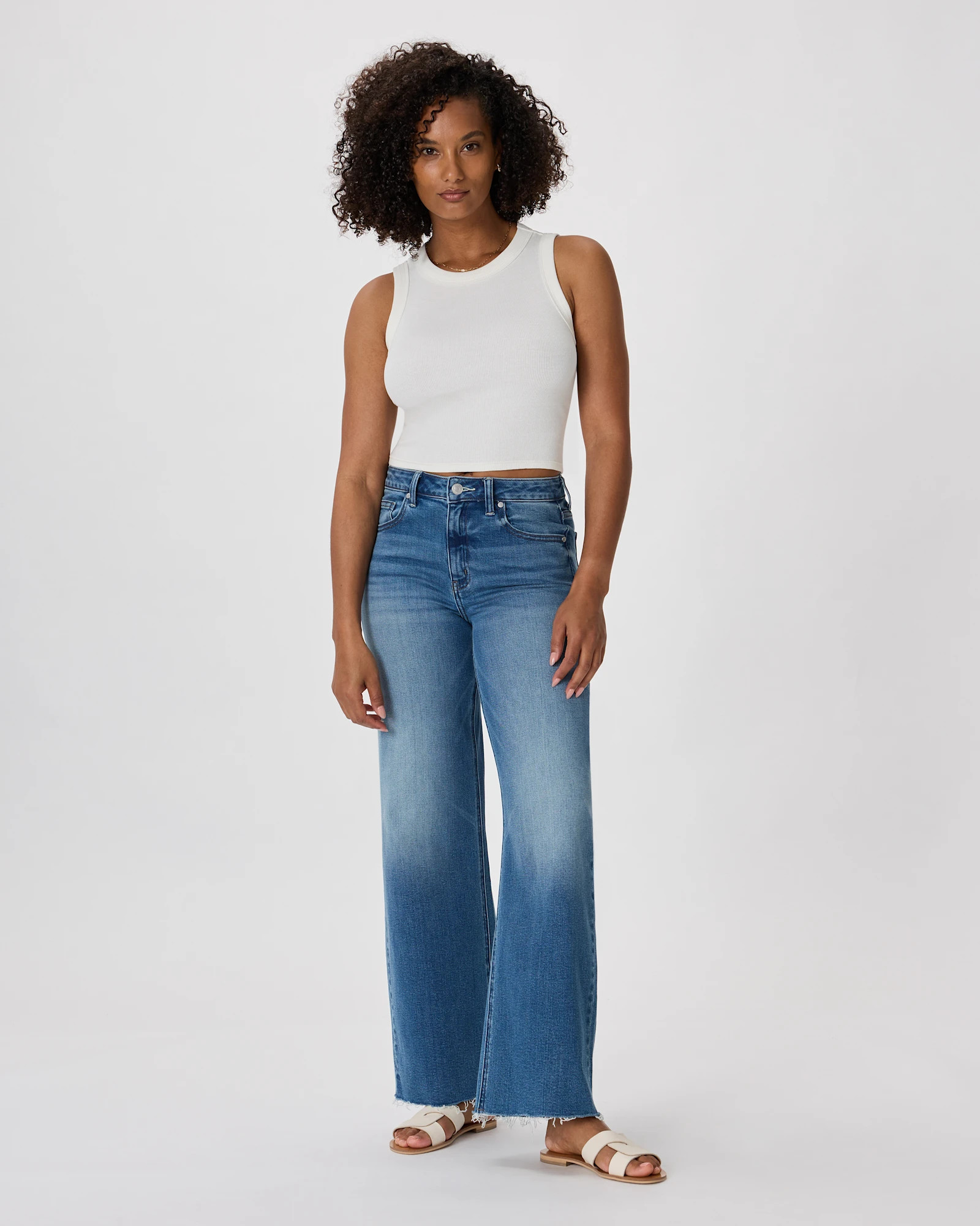 Bella Stretch Wide Leg Jeans | Quince