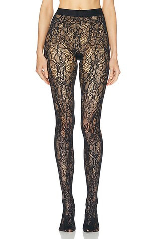 Floral Net Tights | FWRD 