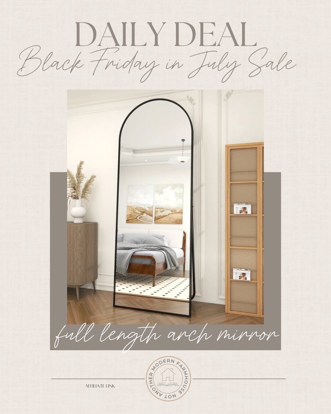 Full length mirror on sale @Wayfair Black Friday in July Sale

Arch mirror, mirror, sales alert, home find, bedroom finds, decor, affordable decor, designer inspired

#ad #wayfairpartner #wayfair

#LTKSeasonal #LTKHome #LTKSaleAlert