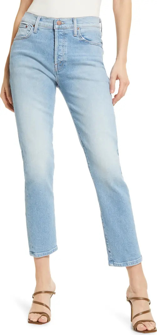 MOTHER The Scrapper High Waist Ankle Jeans | Nordstrom | Nordstrom