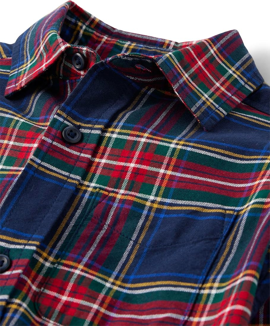 The Children's Place Boy's Long Sleeve Button Down Shirts | Amazon (US)