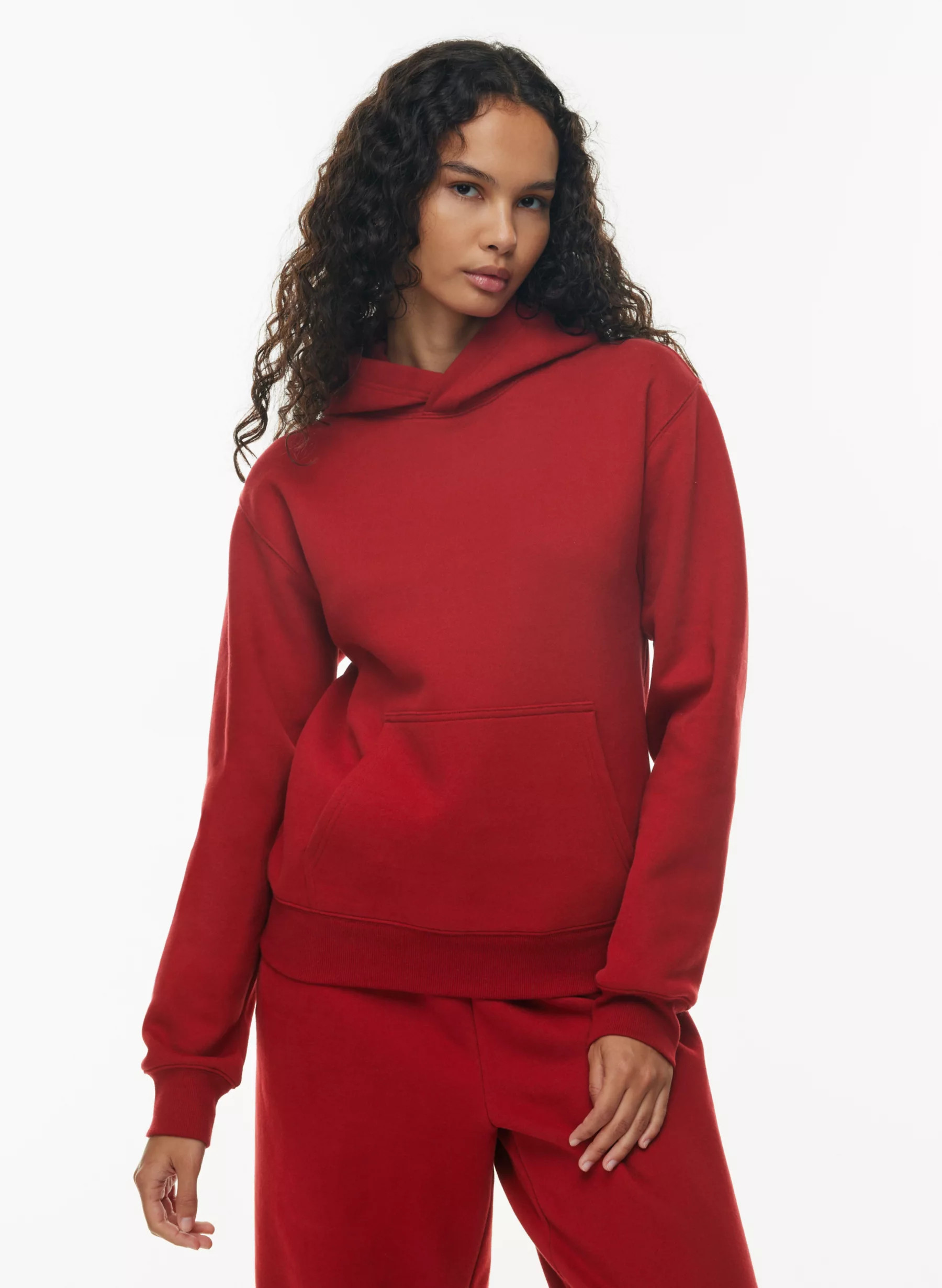 COZY FLEECE PERFECT HOODIE | Aritzia
