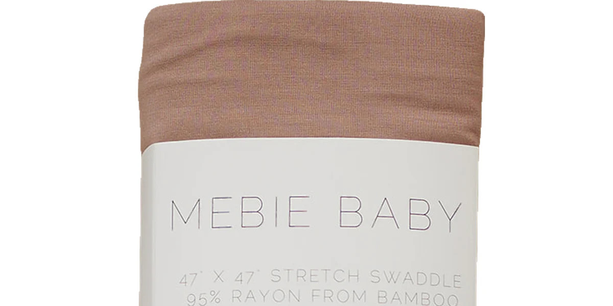 Mebie Baby Dusty Rose Stretch Swaddle | Mebie Baby
