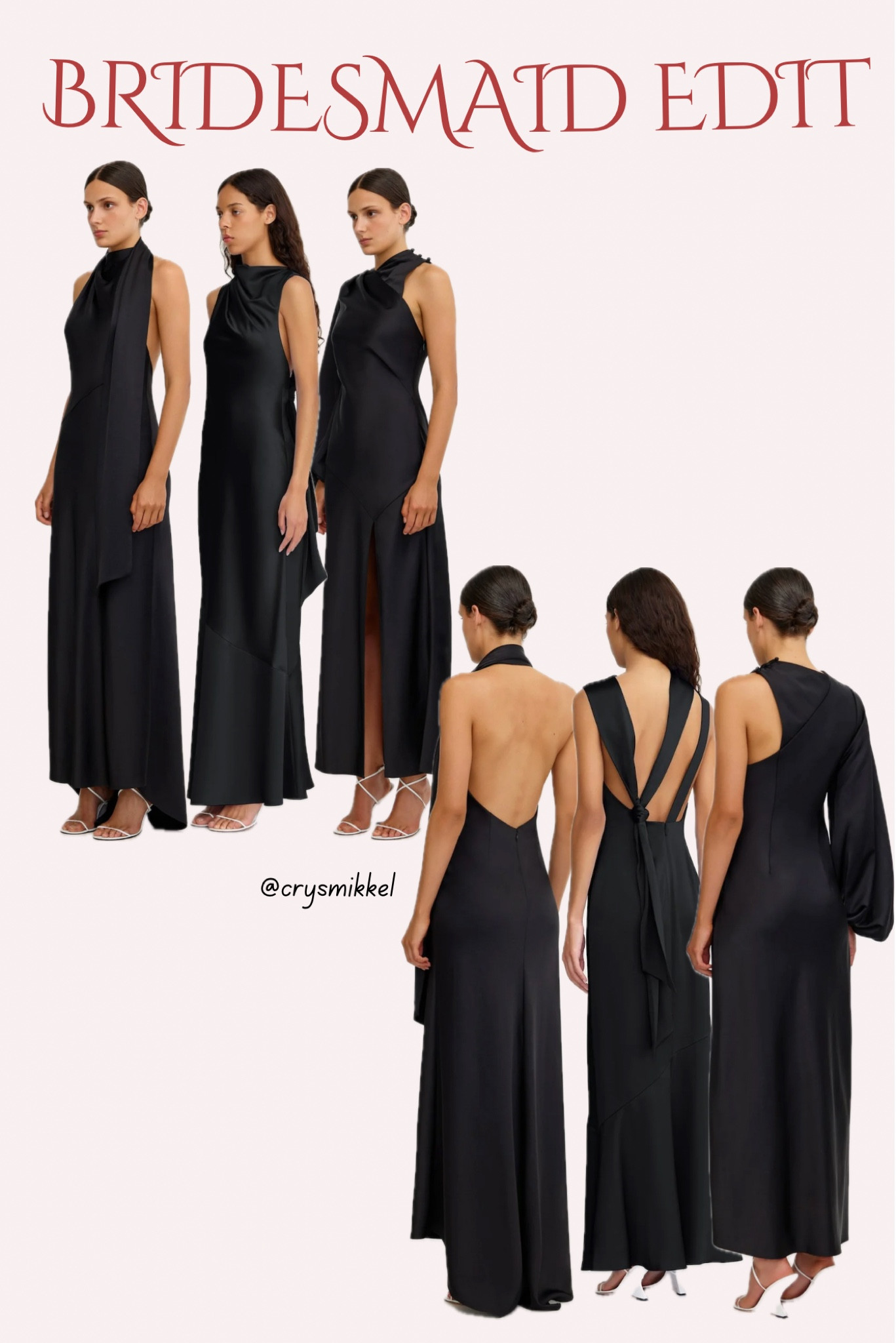 A moment for these stunning black dresses!♠️♟️🖤

#bridesmaid #wedding #blackdress #lbd 

#LTKWedding #LTKSeasonal #LTKFallSale