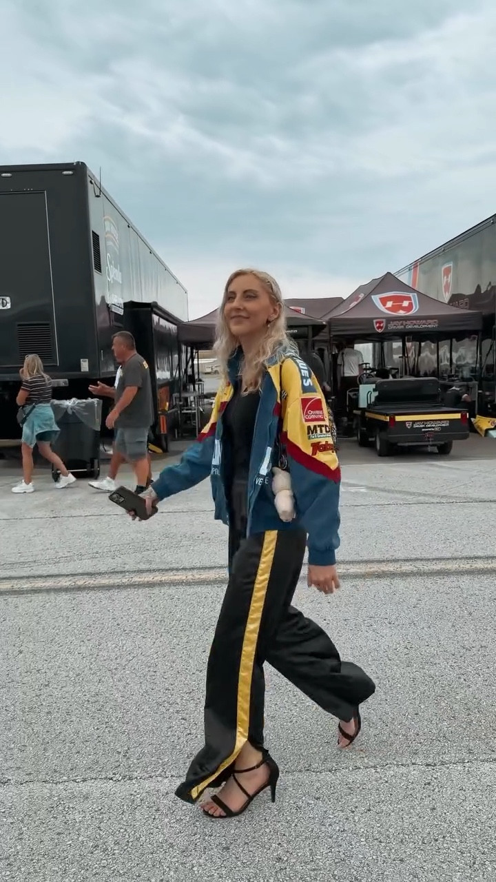 The only scent I want is burnt rubber. #GirlsWhoLoveCars #PaddockPass #Formula1 #TrackDay #MotorsportLife