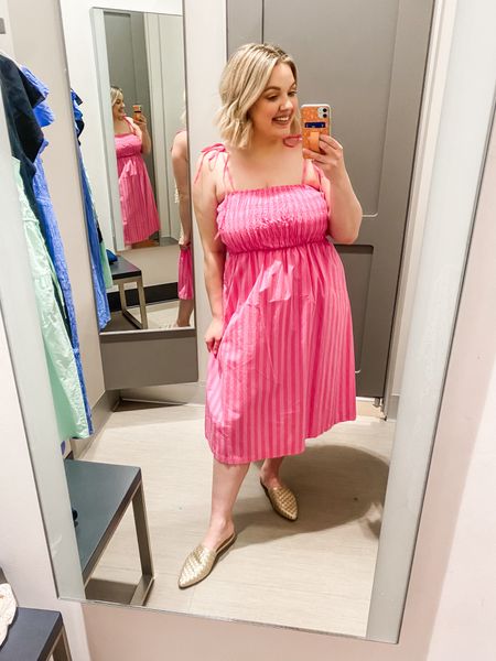 You know I can’t resist a pink dress! So cute for spring and summer. I’m actually wearing a medium with the stretchy top. 



#LTKStyleTip #LTKFindsUnder100 #LTKMidsize
