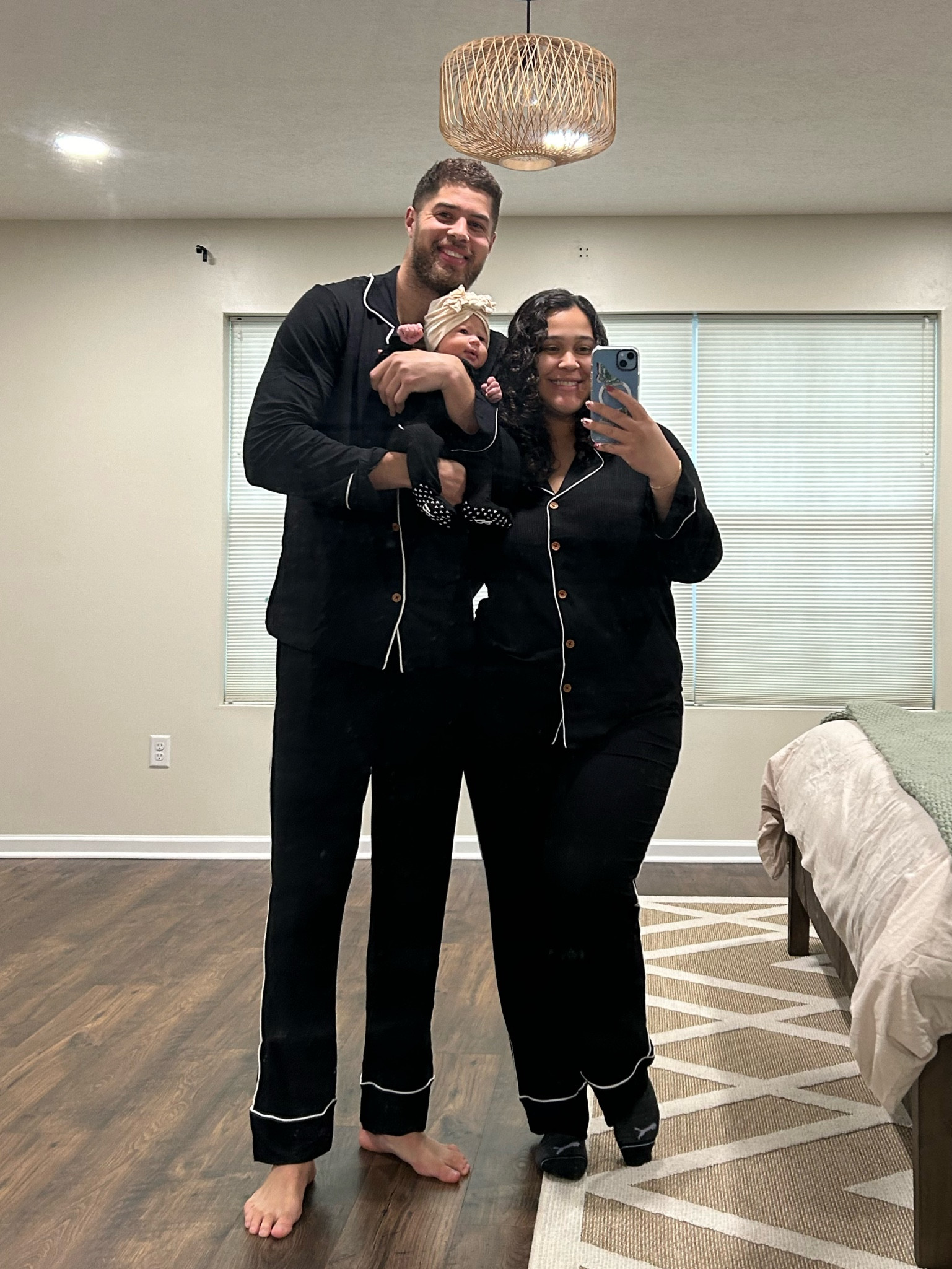 These matching family pajamas are so comfortable and perfect to a relaxing day in or movie night!🖤

#LTKmens #LTKbaby #LTKfamily