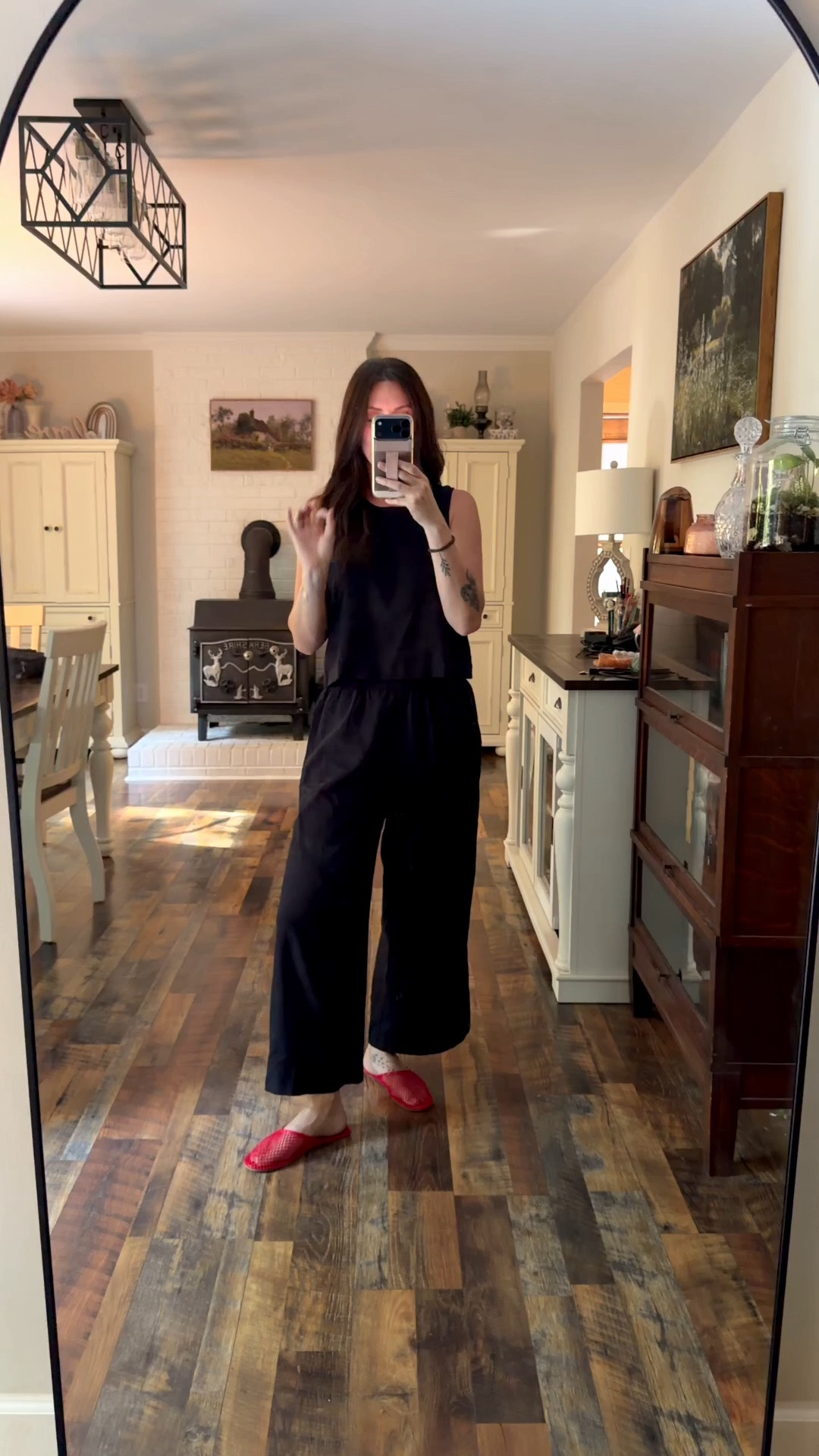 Wearing a small top and medium bottoms

#LTKootd #LTKSeasonal #LTKOver40