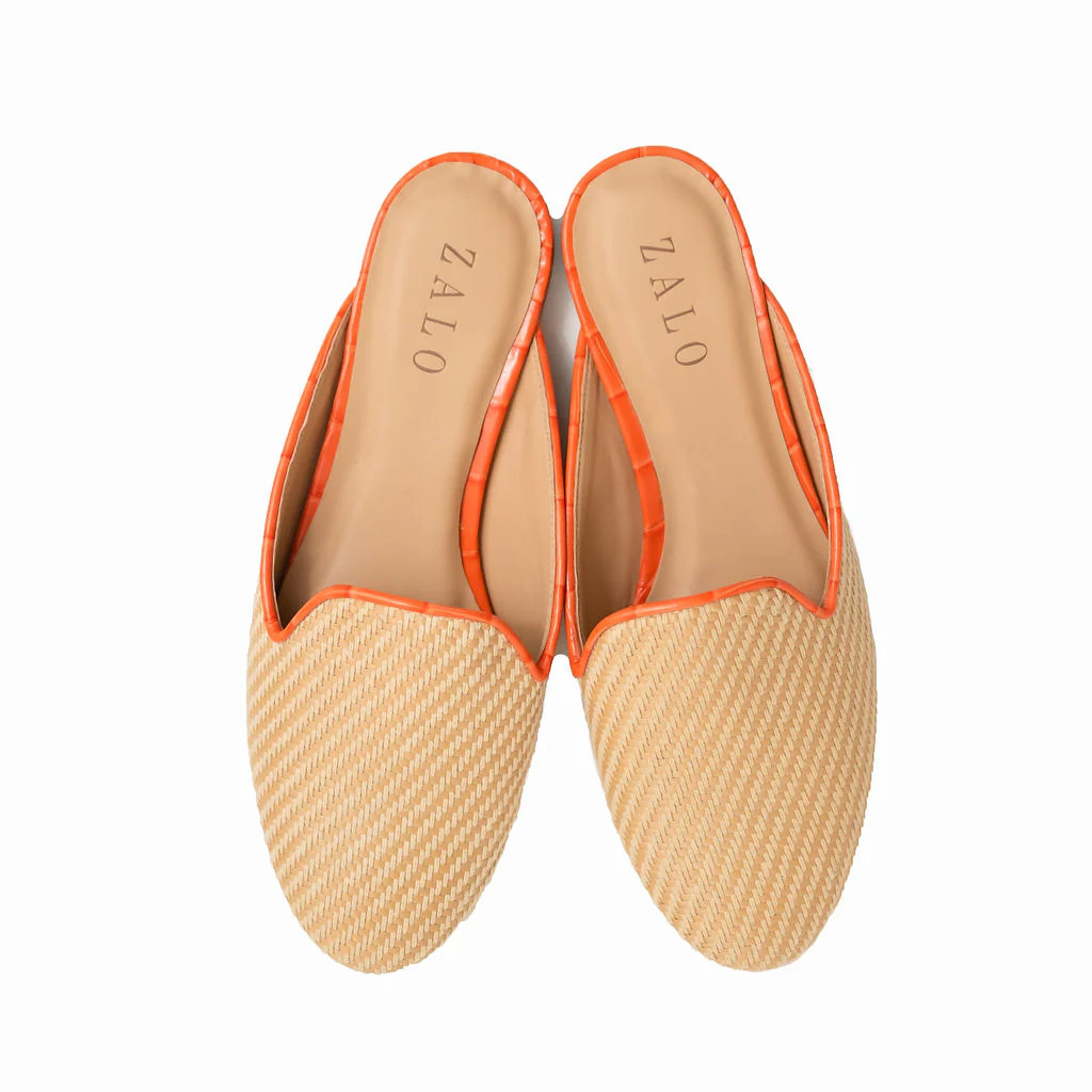 Natural Raffia Mule | House of Zalo