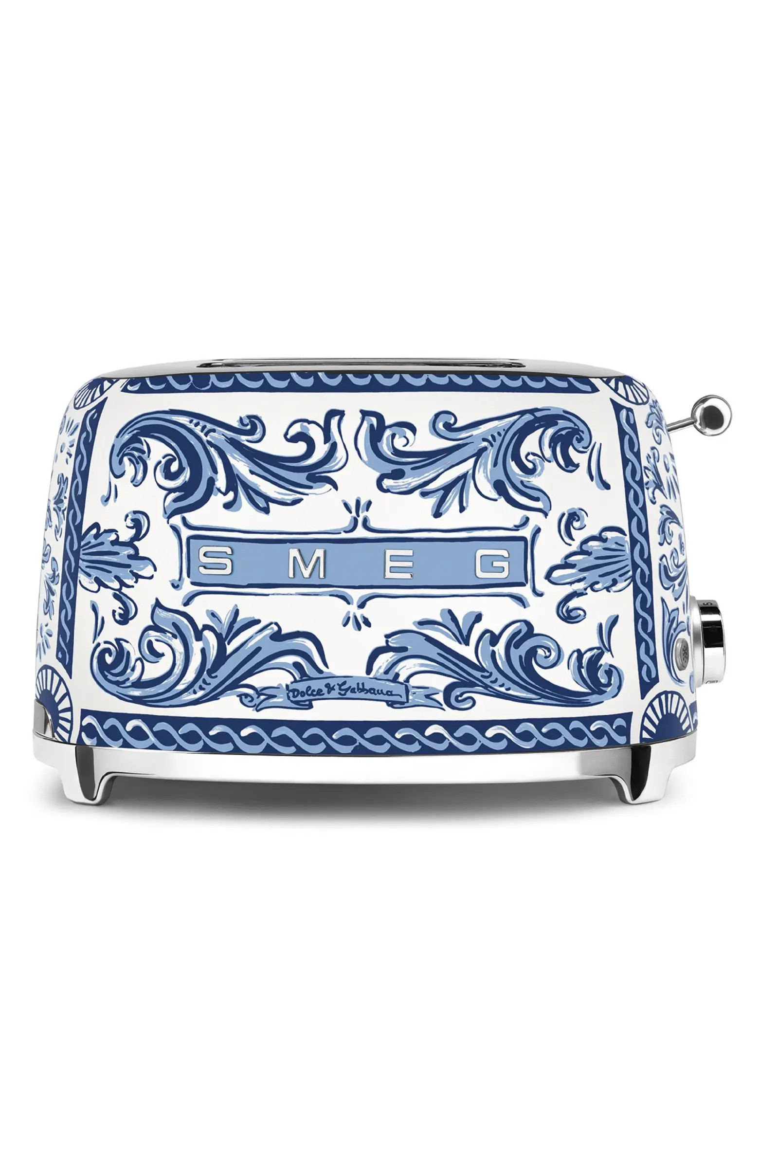 smeg x Dolce & Gabbana Blu Mediterraneo '50s Retro Style Two-Slice Toaster | Nordstrom | Nordstrom