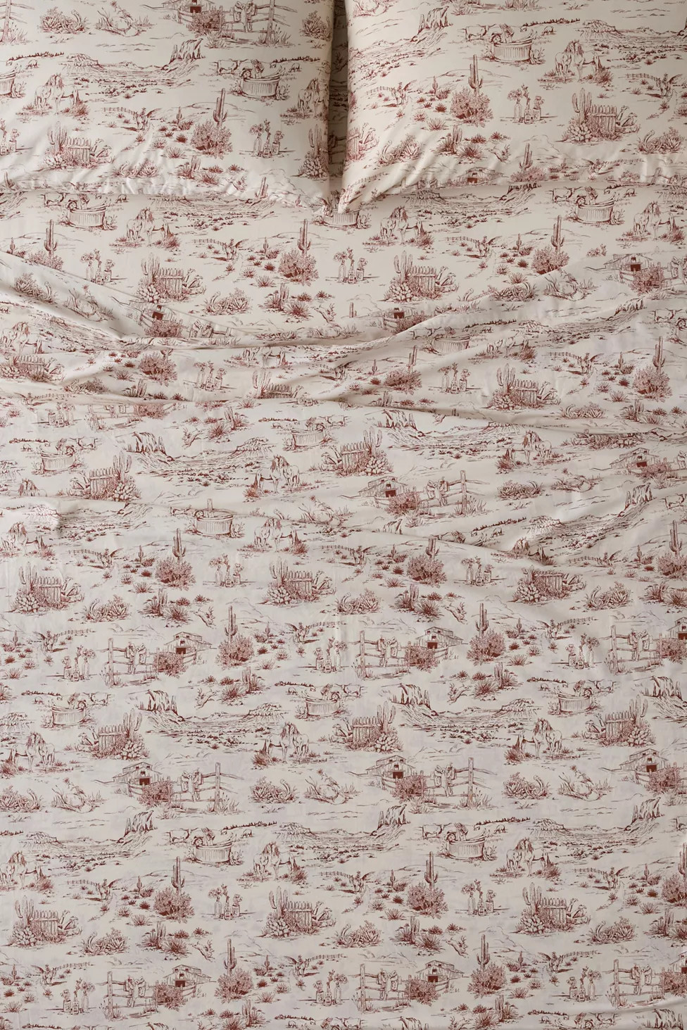 Western Toile Sheet Set | Urban Outfitters (US and RoW)