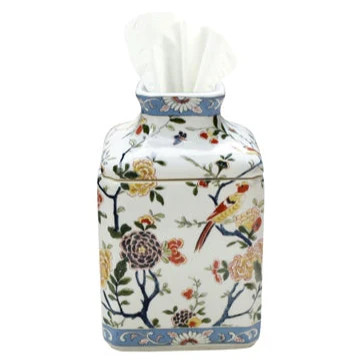French Porcelain Tissue Box | The Well Appointed House, LLC