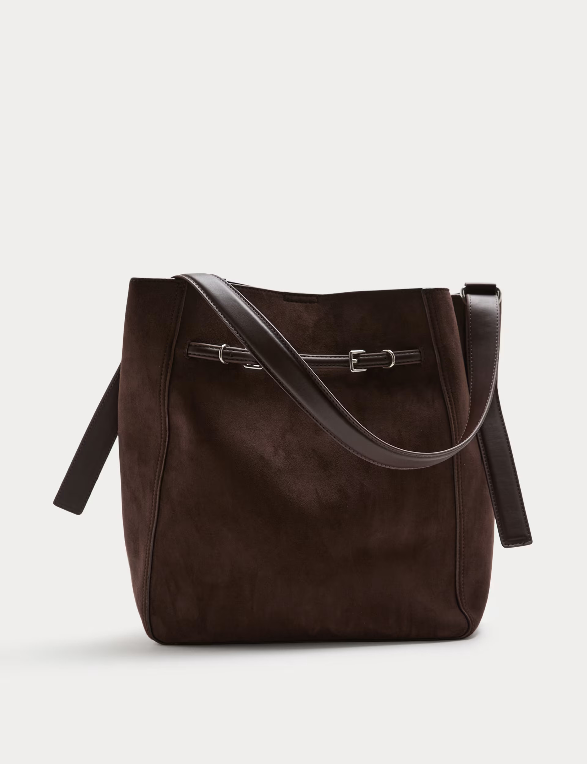 Suedette Buckle Tote Bag | M&S | M&S | Marks & Spencer (UK)