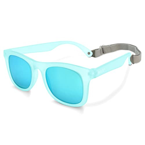 JAN & JUL Sunglasses for Kids, with Strap & UV-400 Protection (M: 2-6 Years, Frosty Mint Aurora) | Amazon (US)