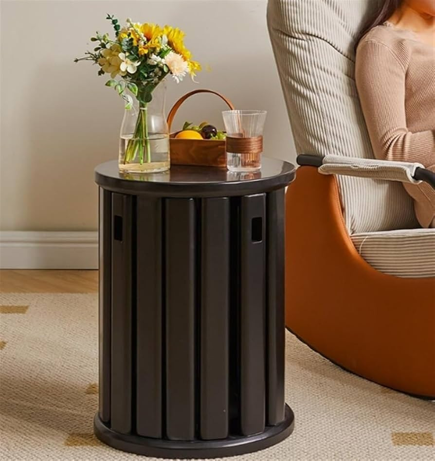 Stackable Stools Set of 4, Wooden Small End Table, Versatile as Side Table, Bedside Table, Coffee... | Amazon (US)