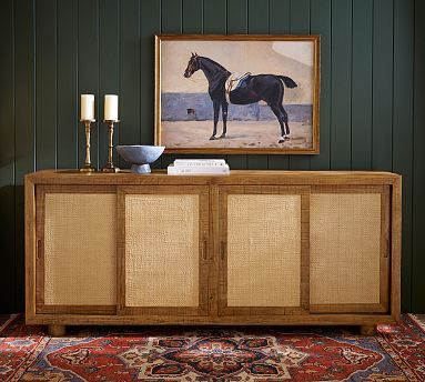 Catalina Cane Storage Console (80") | Pottery Barn (US)