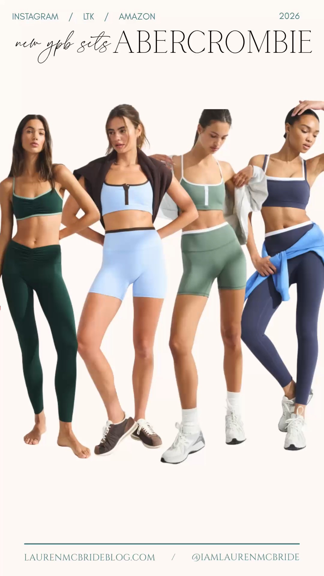 New YPB sets from @abercrombie 

YPB, Abercrombie activewear, new arrivals, activewear, workout sets, sports bra, leggings, bike shorts, tank top, athletic wear, pilates outfit, pilates aesthetic, gym outfit, athleisure

#LTKootd #LTKActive #LTKOver40