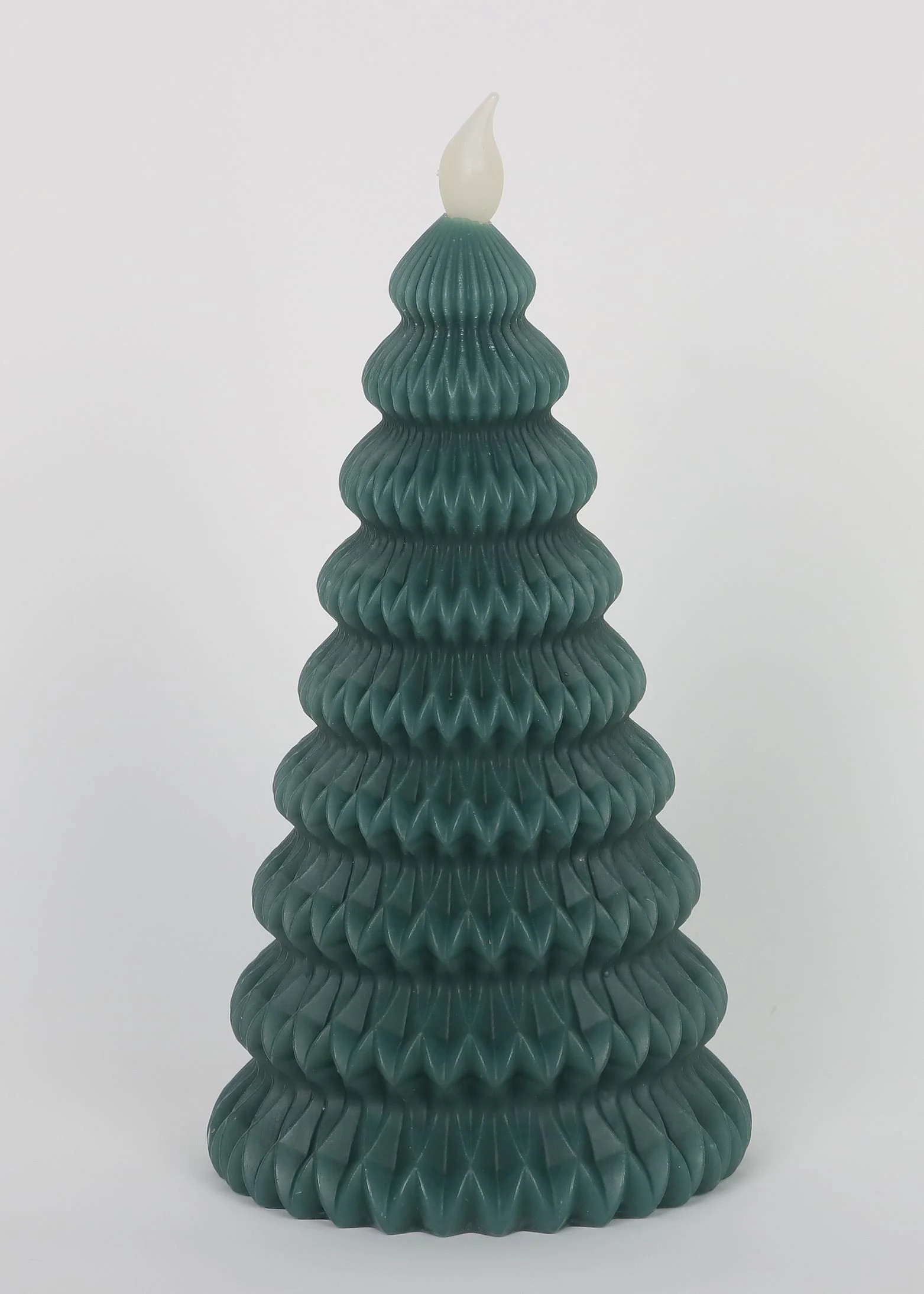 Light-Up Candle Tree Christmas Tabletop Decoration, Green, 9", by Holiday Time | Walmart (US)