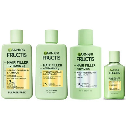Garnier Fructis Hair Filler Vitamin Strength Repair Hair Regimen Set, 10.1 fl oz | Walmart (US)
