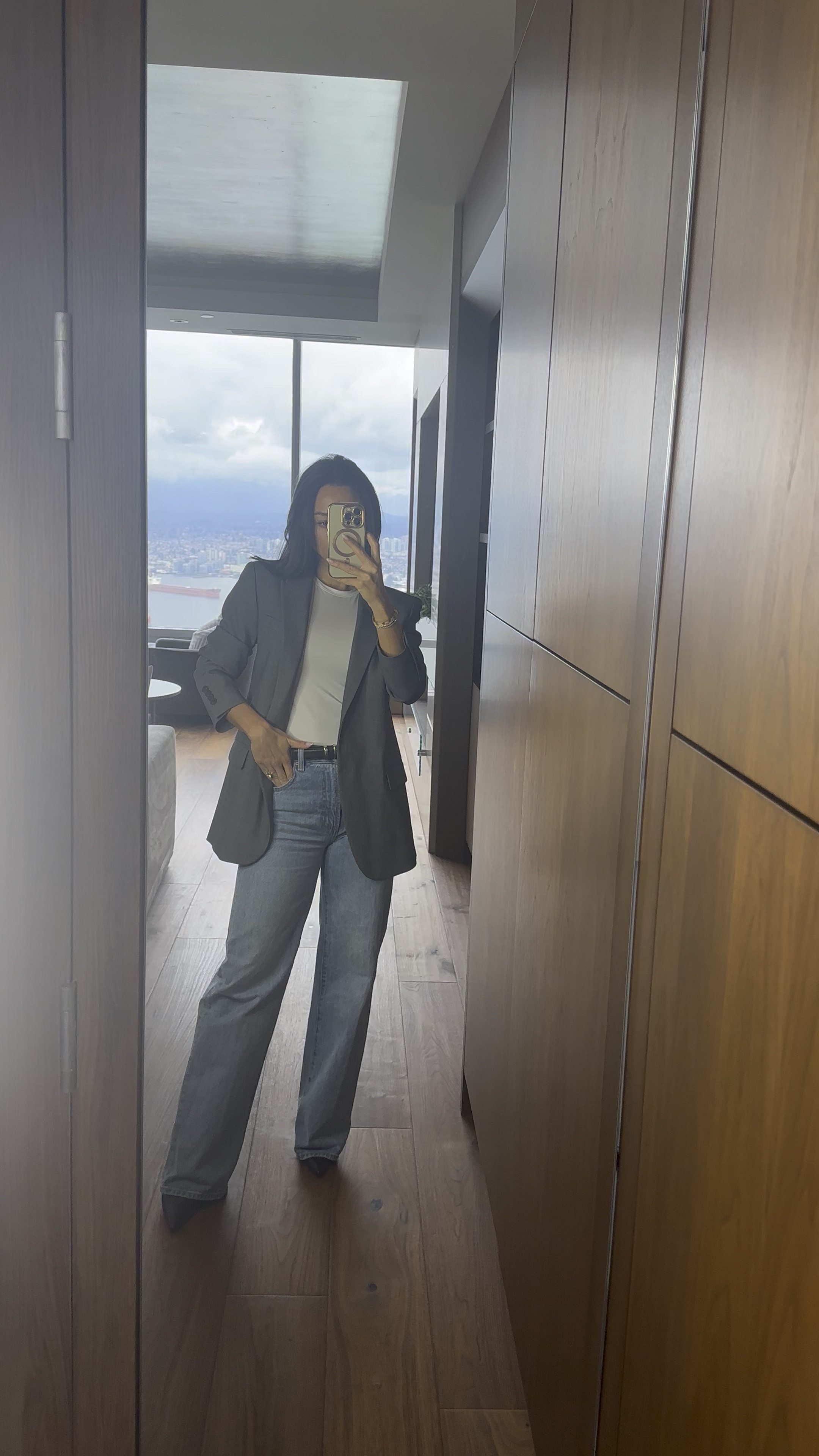 Blazer xxs
Seamless White Top small (I sized up one size)
Denim 24 

#LTKHoliday #LTKGiftGuide #LTKSeasonal