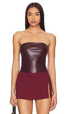 Amanda Uprichard Callie Tube Top in Russet from Revolve.com | Revolve Clothing (Global)