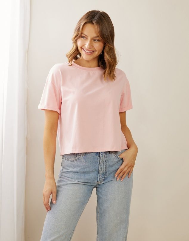 Audrey Rolled Cotton Tee | THE ICONIC (AU & NZ)