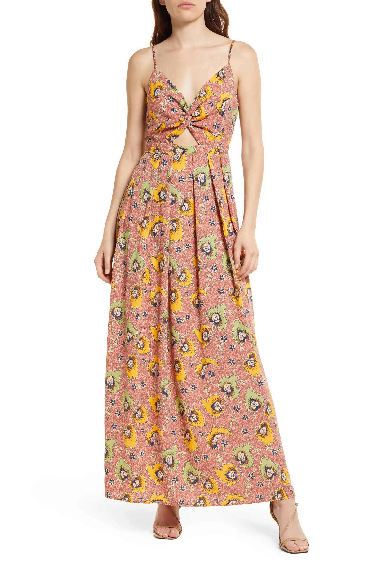 Chelsea28 Cutout Sleeveless Maxi Dress | Nordstrom | Nordstrom