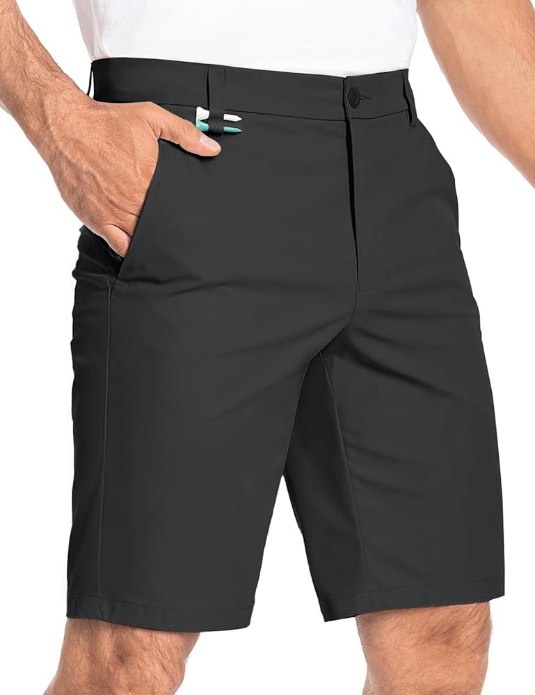Men's Golf Shorts 7" 10" Dress Casual Shorts Quick Dry Stretch Anti-Wrinkle Work Hybrid Chino Sho... | Amazon (US)
