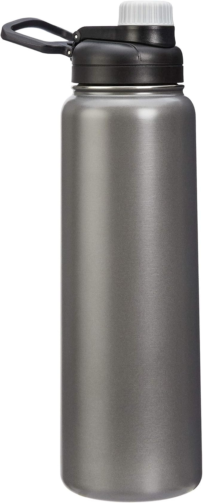 Amazon Basics Large Insulated Stainless Steel Water Bottle, Leakproof Spout Lid, BPA-Free, Vacuum... | Amazon (US)
