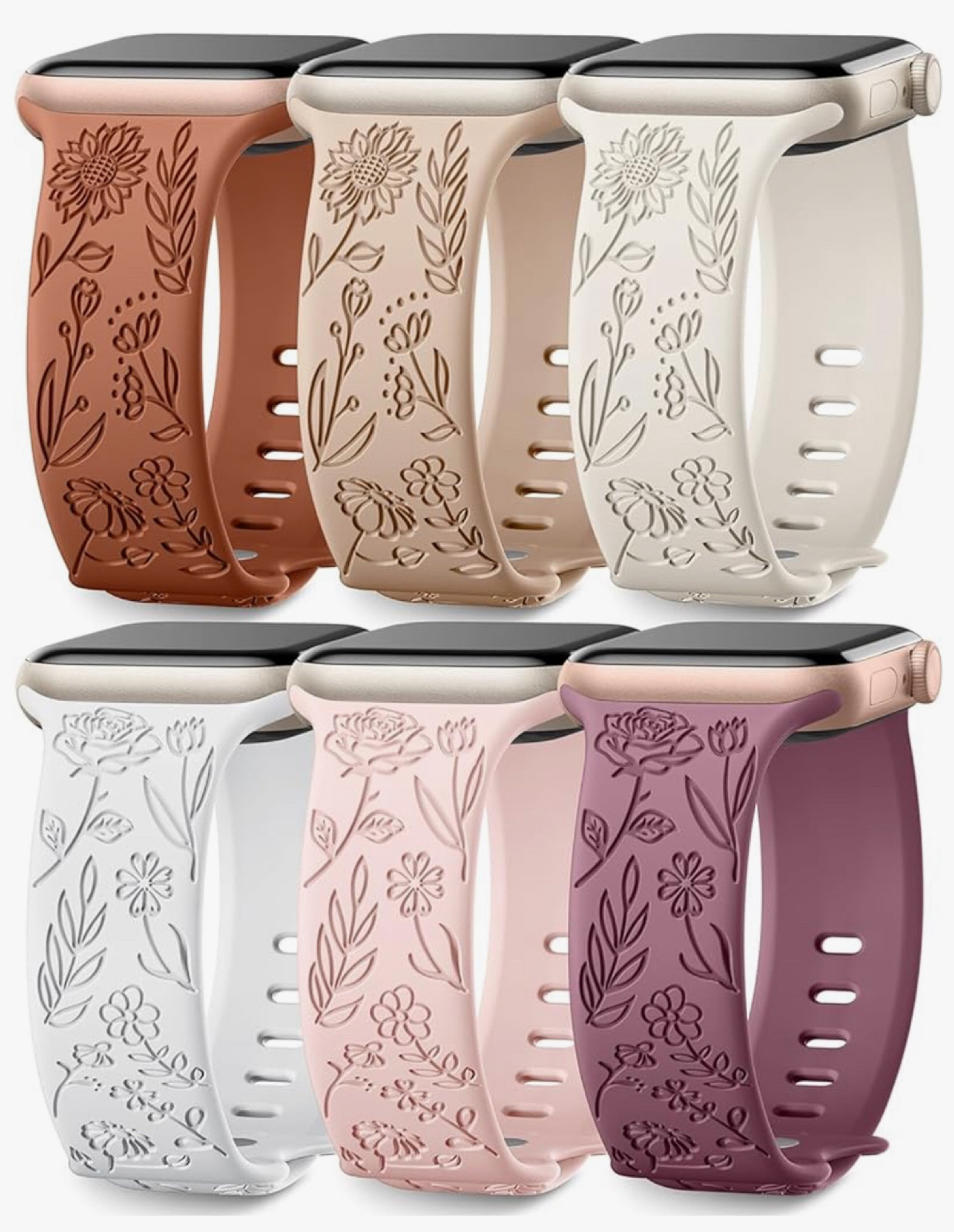 I get so many compliments on my Apple Watch bands! I got a pack of 6 for under $20! I love floral everything🌻🌾🌺

#applewatch #watchband #fitness #ltk #ltkfitness #ltkapplewatch #fyp #summerr

#LTKSeasonal #LTKsalealert #LTKActive