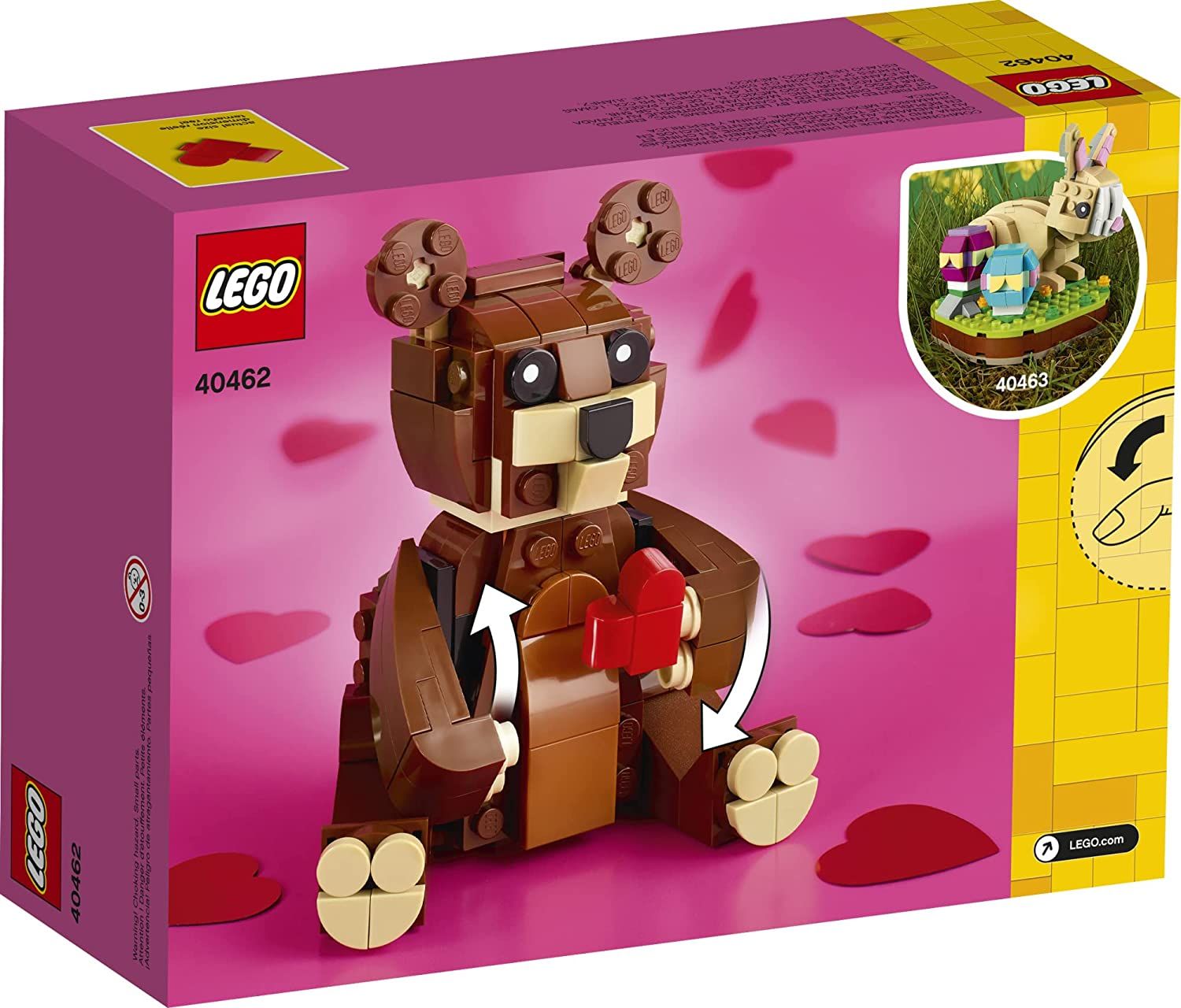 Amazon.com: LEGO Valentine’s Brown Bear 40462 Building Kit (245 Pieces) : Toys & Games | Amazon (US)